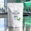 DTChem Alginik Asit yüzde 99 saflık 50 g beyaz ambalajı